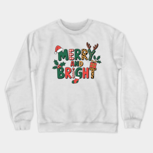 Merry-and-bright Crewneck Sweatshirt