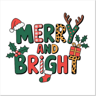 Merry-and-bright Posters and Art