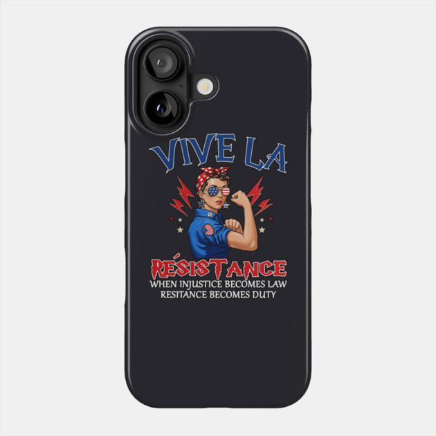Resistance Becomes Duty Phone Case by Charles's Store 8
