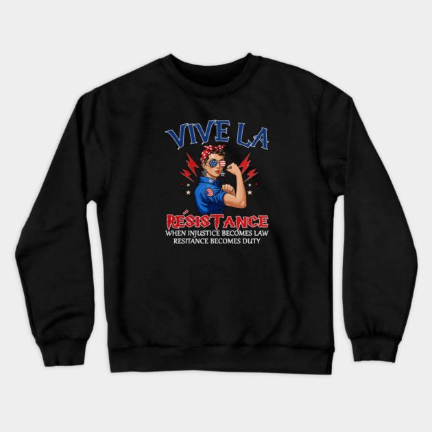 Resistance Becomes Duty Crewneck Sweatshirt by Charles's Store 8