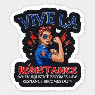 Resistance Becomes Duty Sticker