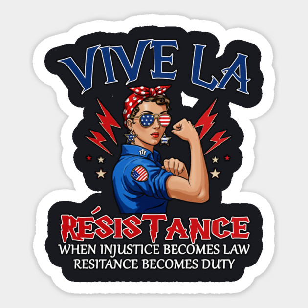 Resistance Becomes Duty Sticker by Charles's Store 8