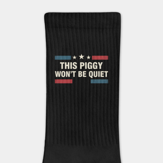 This Piggy Won’t Be Quiet – Anti Trump Feminist Protest USA Flag by ArtistTee ⭐⭐⭐⭐⭐