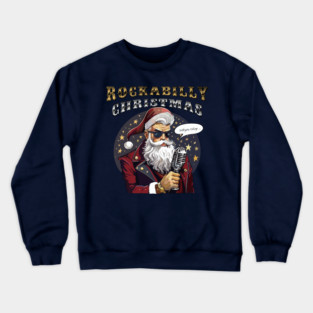 Rockabilly Christmas Crewneck Sweatshirt