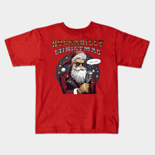 Rockabilly Christmas Kids T-Shirt