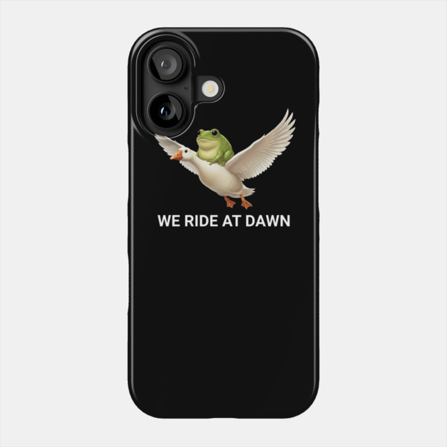 We Ride at Dawn Phone Case by ArtistTee ⭐⭐⭐⭐⭐