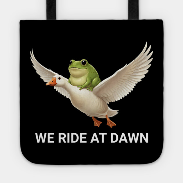 We Ride at Dawn Tote by ArtistTee ⭐⭐⭐⭐⭐