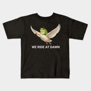 We Ride at Dawn Kids T-Shirt