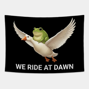 We Ride at Dawn Tapestry