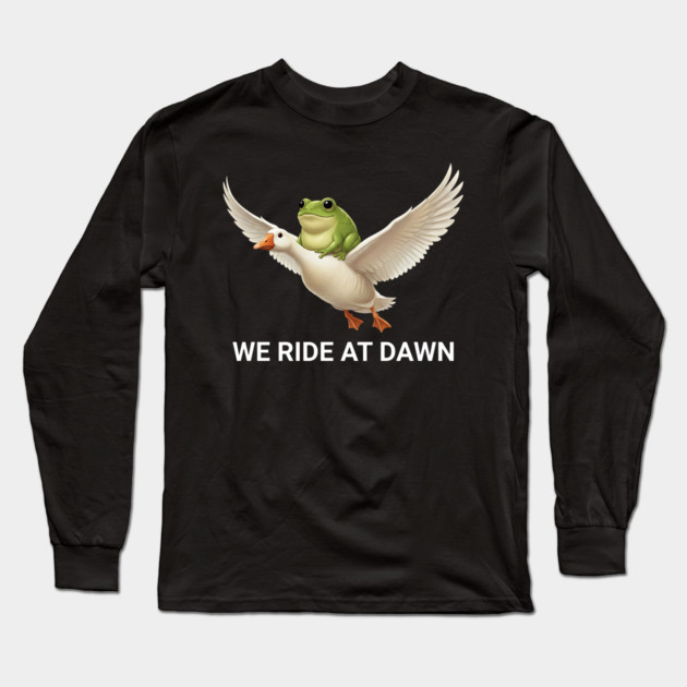 We Ride at Dawn Long Sleeve T-Shirt by ArtistTee ⭐⭐⭐⭐⭐