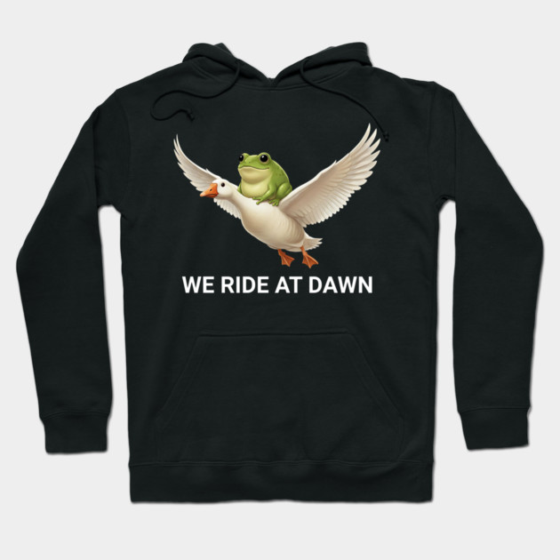 We Ride at Dawn Hoodie by ArtistTee ⭐⭐⭐⭐⭐