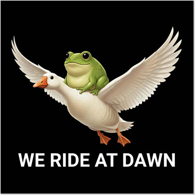 We Ride at Dawn Wall Art by ArtistTee ⭐⭐⭐⭐⭐