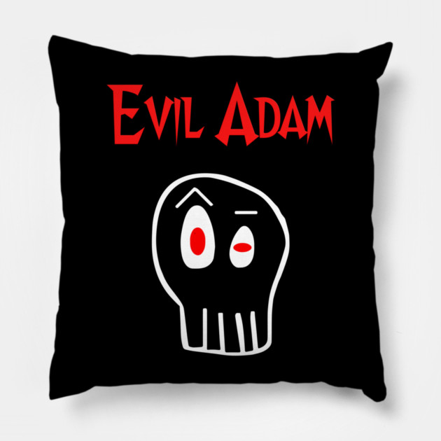 Evil Adam Skull Pillow by Evil Adam