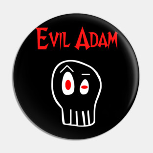 Evil Adam Skull Pin
