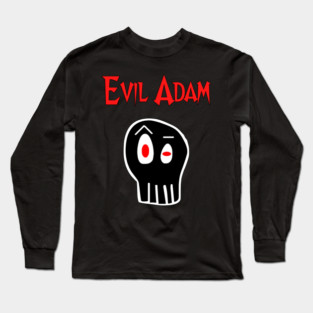 Evil Adam Skull Long Sleeve T-Shirt