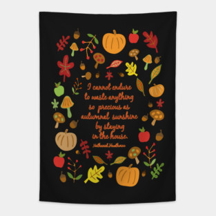 Autumnal Sunshine Tapestry