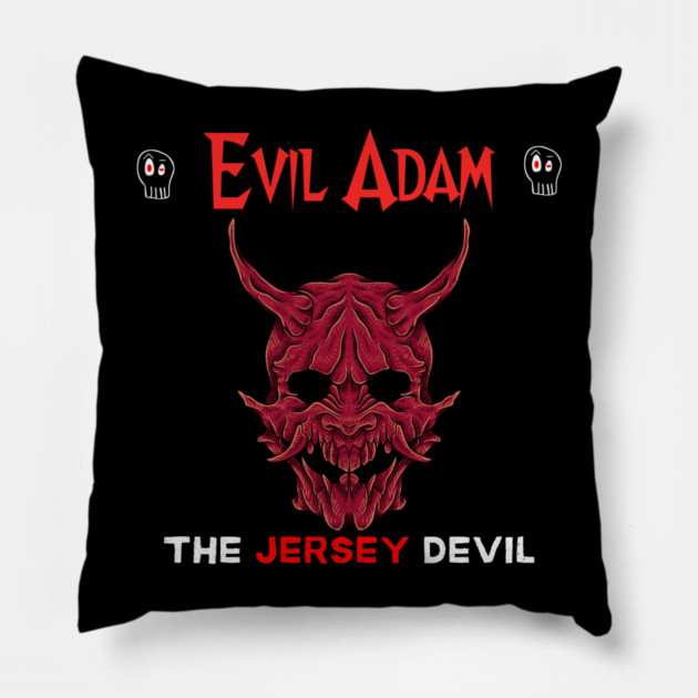 The Jersey Devil - Evil Adam Album Art Pillow by Evil Adam