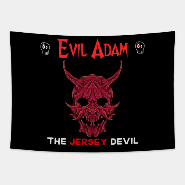 The Jersey Devil - Evil Adam Album Art Tapestry by Evil Adam