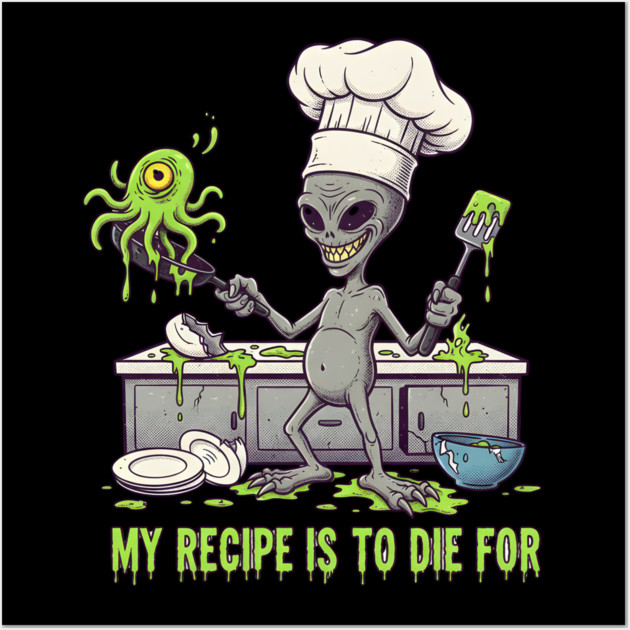 Recipe to die for Wall Art by Randy 's Store
