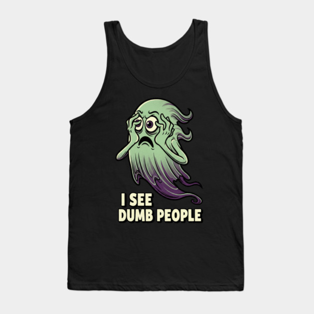 Dumb People v2 Tank Top by Randy 's Store