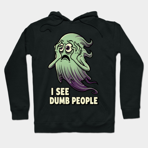 Dumb People v2 Hoodie by Randy 's Store