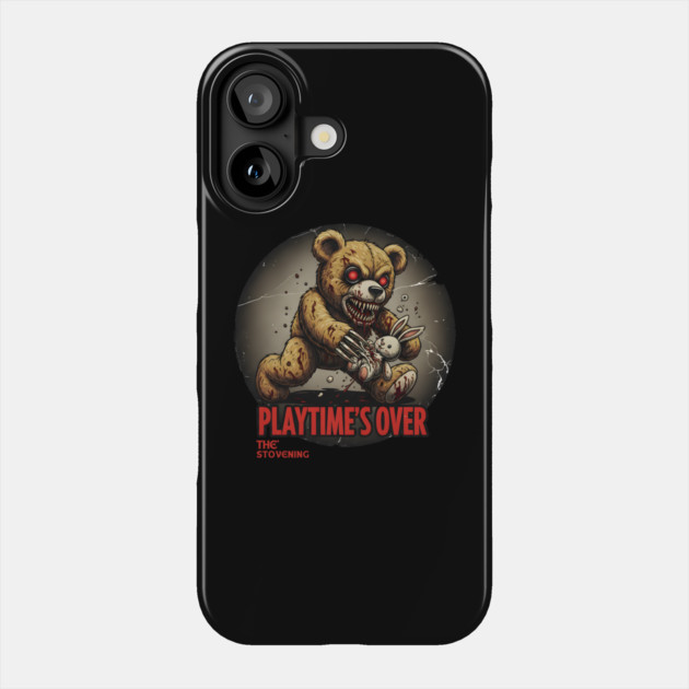 PlayTimes Over Teddy Phone Case by Randy 's Store
