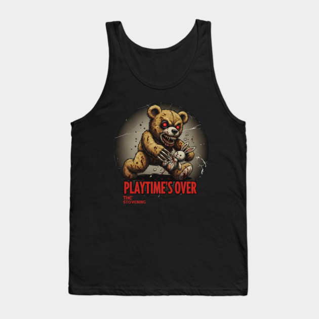 PlayTimes Over Teddy Tank Top by Randy 's Store