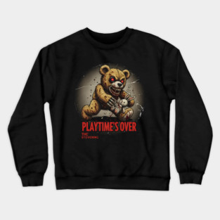 PlayTimes Over Teddy Crewneck Sweatshirt