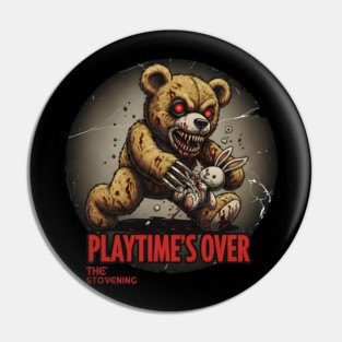 PlayTimes Over Teddy Pin