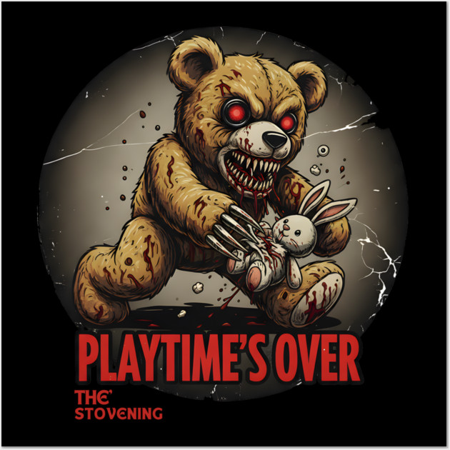 PlayTimes Over Teddy Wall Art by Randy 's Store
