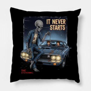 Horror Tropes - when the car wont start. Pillow