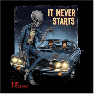 Horror Tropes - when the car wont start. Posters and Art