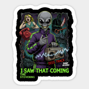 Horror Trope Jump scares Sticker