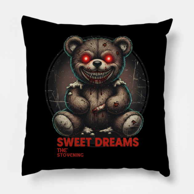 Teddy Bear wishes you sweet dreams Pillow by Randy 's Store