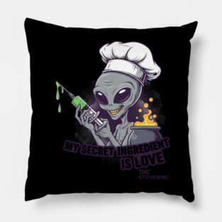 Secret Ingredients: alien love Pillow