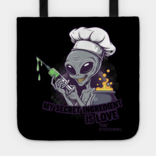 Secret Ingredients: alien love Tote