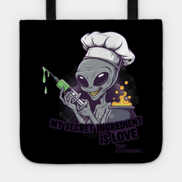 Secret Ingredients: alien love Tote by Randy 's Store