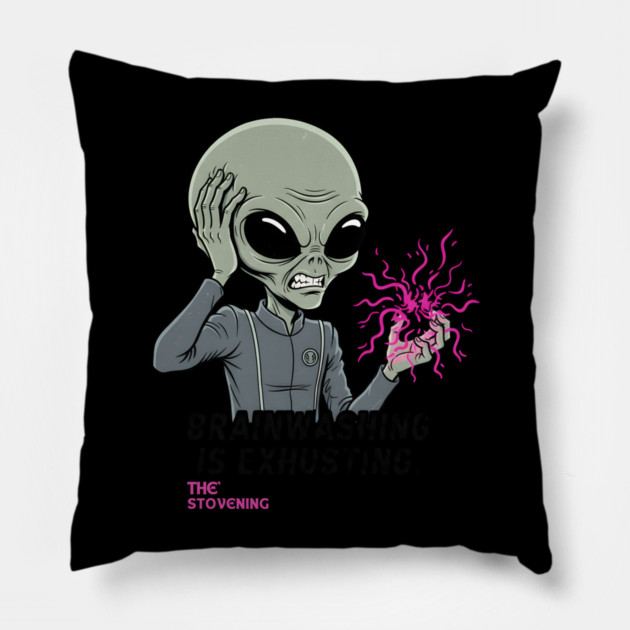 Brainwashed Pillow by Randy 's Store