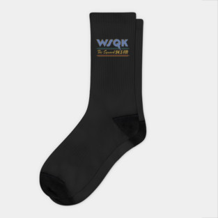 Stranger Things - WSQK The Squawk 94.5 FM Retro Socks