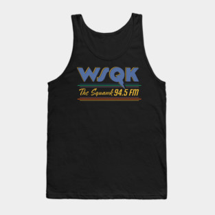 Stranger Things - WSQK The Squawk 94.5 FM Retro Tank Top