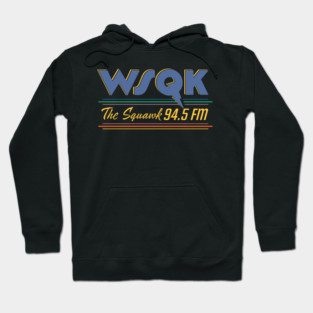 Stranger Things - WSQK The Squawk 94.5 FM Retro Hoodie