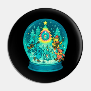 Deadhead Snowglobe Pin