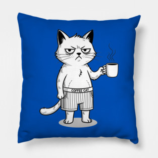 Coffee Cat Pillow