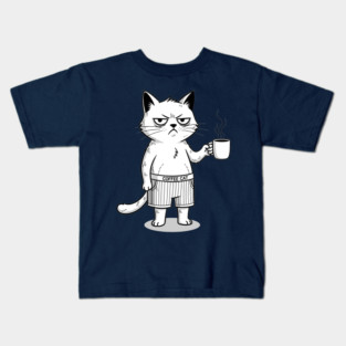 Coffee Cat Kids T-Shirt