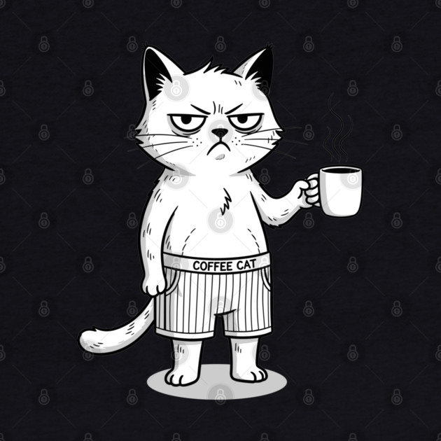 Coffee Cat by Digironin