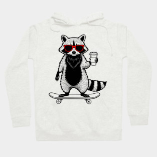 Rad Raccoon Skater Hoodie