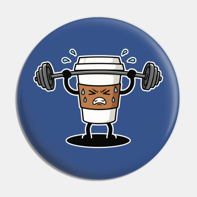 Sweaty Coffee Cup Pin by enrynz