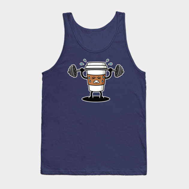 Sweaty Coffee Cup Tank Top by enrynz