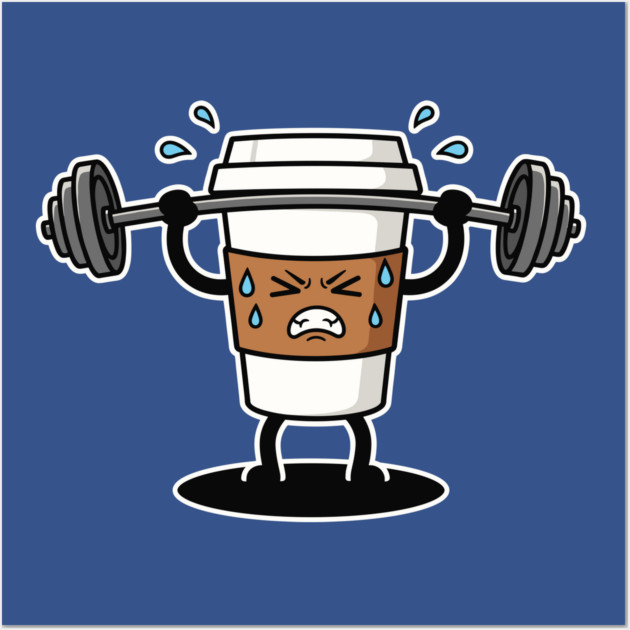 Sweaty Coffee Cup Wall Art by Digironin