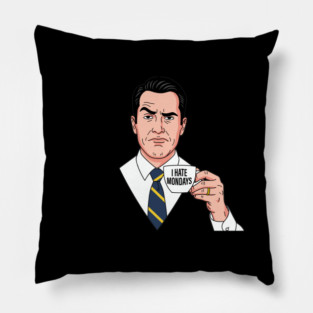 I Hate Mondays Pillow